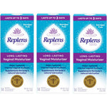 Replens Long Lasting Vaginal Moisturizer 35 gram tube front view for feminine dryness relief.