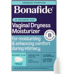 Bonafide Revaree Plus front packaging showing 10 vaginal inserts for dryness relief.