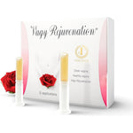 Vagy Rejuvenation Herbal Gels front packaging showing 5 application pack for vaginal health.