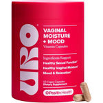 O Positiv URO Vaginal Moisture and Mood bottle front view for female sexual wellness