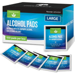 TenderGentle Alcohol Prep Pads 100 Count box front view for medical skin preparation