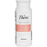 Thera Antifungal Body Powder 3 Ounce shaker bottle front view for athlete's foot relief.
