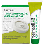 Terrasil Tinea Versicolor Treatment Cream and Soap Kit front view for fungal relief