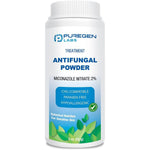 Puregen Labs Antifungal Powder 3 Ounce front packaging view for athlete's foot treatment.