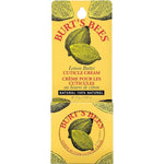 Burt's Bees Lemon Butter Cuticle Creme pack of three front view showing the classic yellow metal tins.
