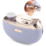 Kiwtreby 3-in-1 electric nail clipper purple front view