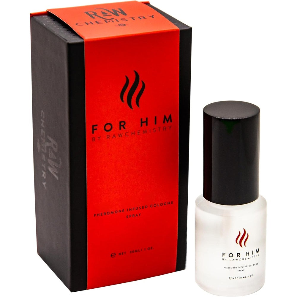RawChemistry For Him, Pheromone Infused Cologne - Bold, Extra Strength Infused Formula 1 Fl. oz