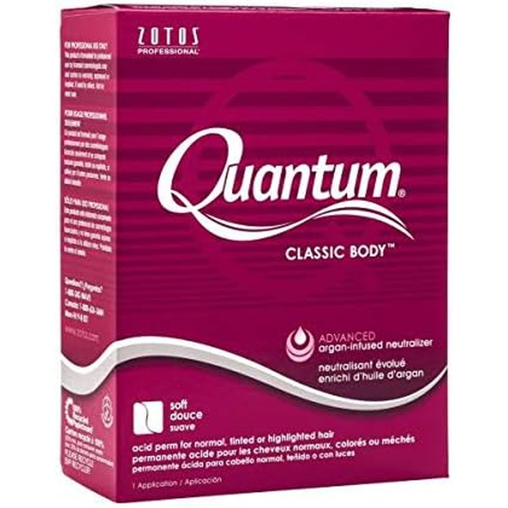 Zotos Quantum Classic Body Acid Perm Burgundy box front view