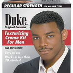 Duke Texturizing Creme Kit For Men packaging front view showcasing hair texturizer cream benefits