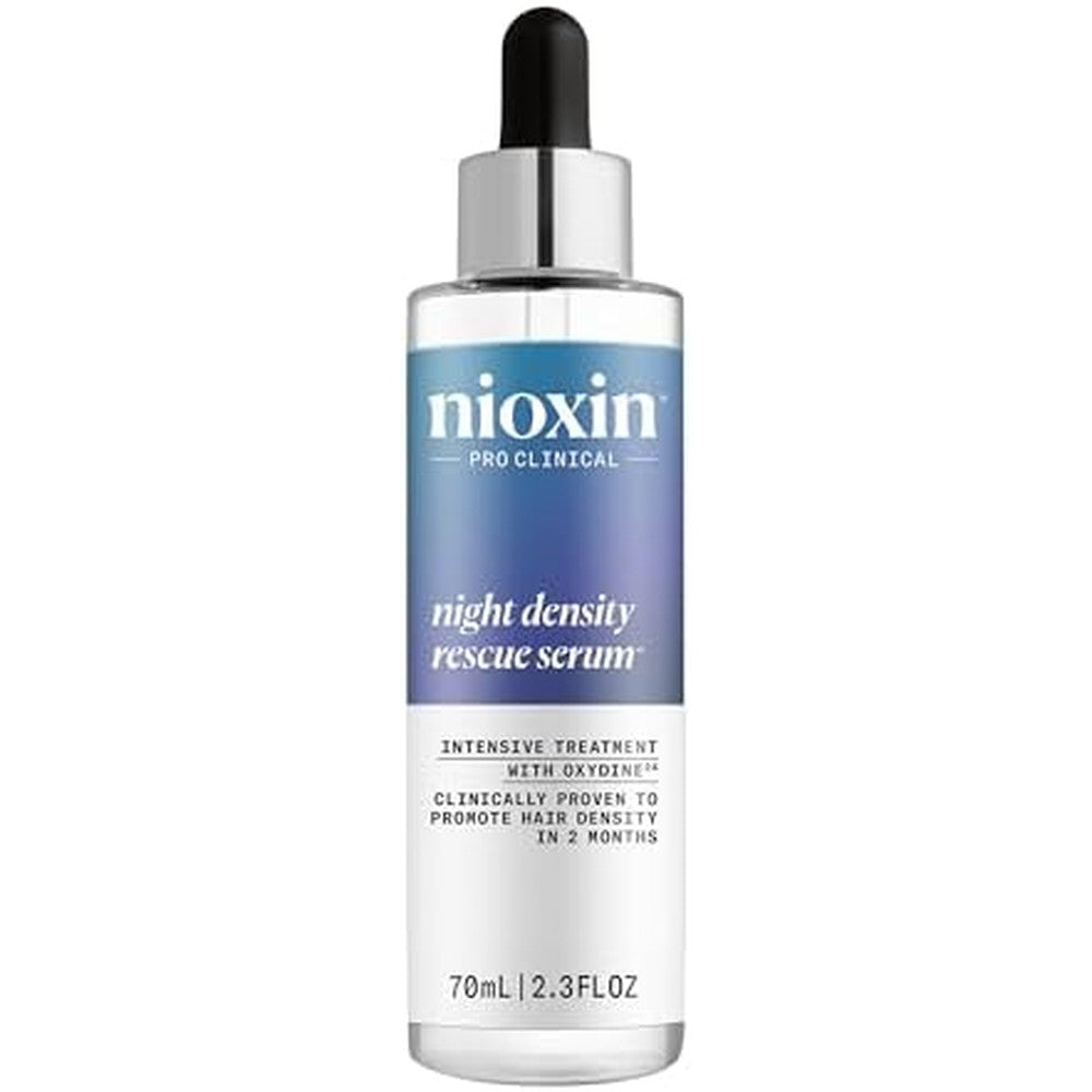 Nioxin Night Density Rescue Serum bottle front view