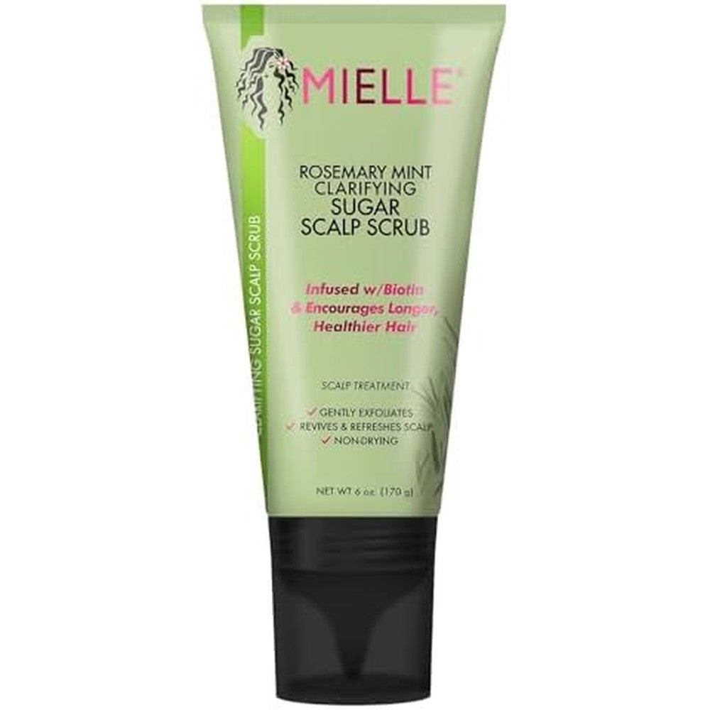 Mielle Organics Rosemary and Mint Sugar Exfoliating Scalp Scrub front packaging view