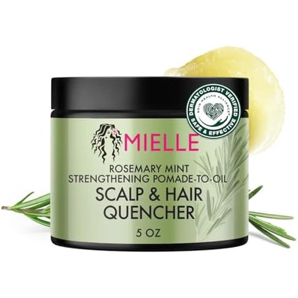 Mielle Organics Rosemary and Mint Pomade-to-Oil 5 Ounce front view