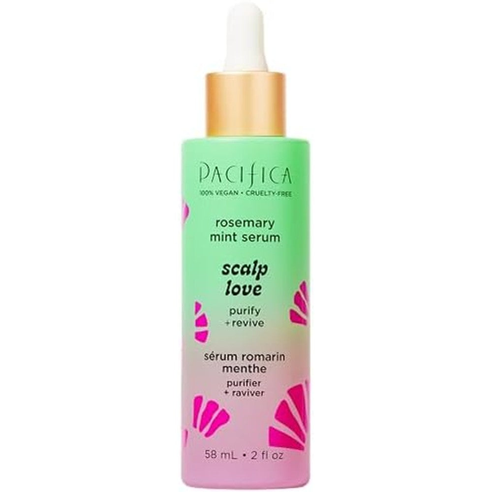 Pacifica Scalp Love Rosemary Mint Serum For Dry Flaky And Itchy Scalp Treatment With Witch Hazel Vegan And Cruelty Free 2 Fluid Ounces - Image 1