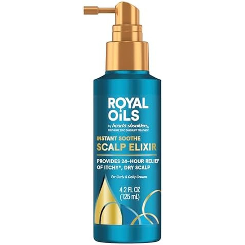 Head And Shoulders Royal Oils Scalp Elixir Treatment With Cooling Menthol And Peppermint Oil For Instant Scalp Soothe And Hydration 4.2 Fluid Ounce - Image 1