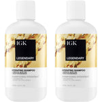 IGK Legendary Shampoo 2-Pack front view showing strengthening formula bottles.