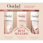 Ouidad Advanced Climate Control Heat And Humidity Styling Kit front view of three bottle set