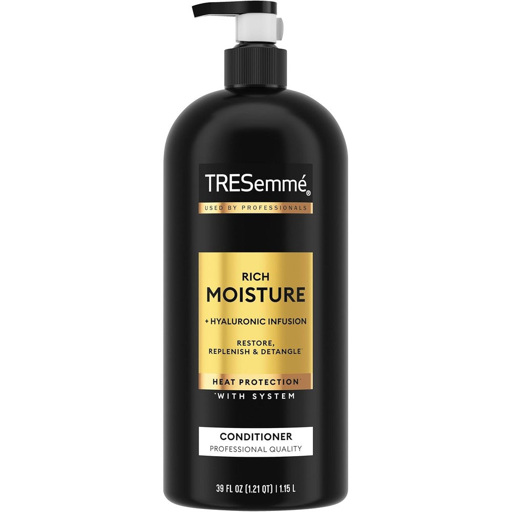 TRESemmé Rich Moisture Moisturizing Conditioner 39 ounce front view for dry hair care