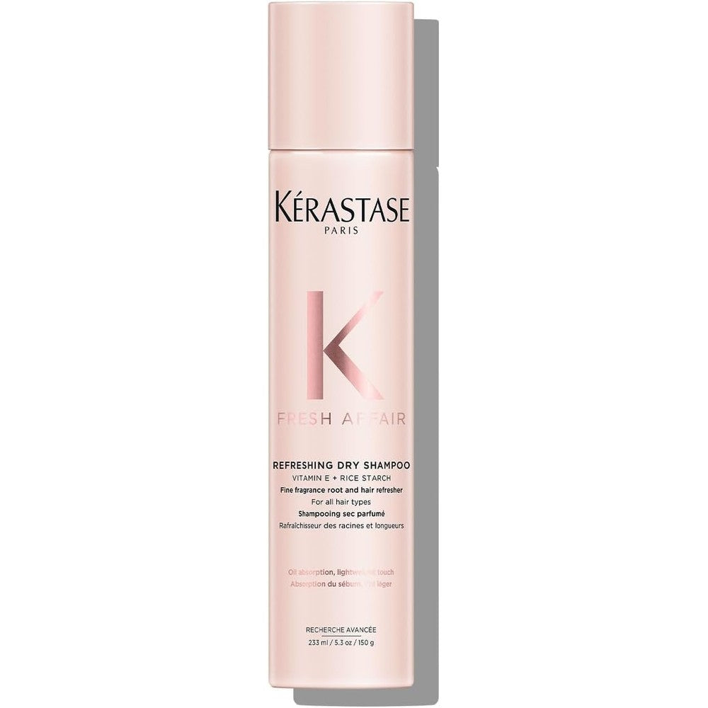 Kérastase Fresh Affair Dry Shampoo front view pink canister for premium hair care
