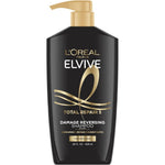 L'Oreal Paris Elvive Total Repair 5 Repairing Shampoo front view bottle for damaged hair care