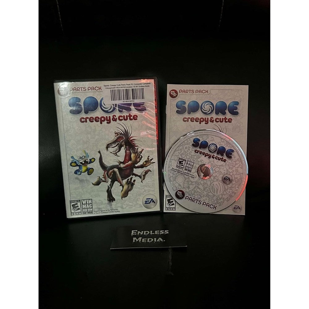 Electronic Arts Spore Creepy And Cute Parts Pack PC Mac front view game expansion