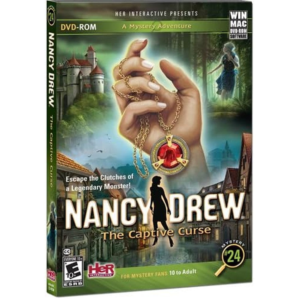 Her Interactive Nancy Drew The Captive Curse PC Mac front view