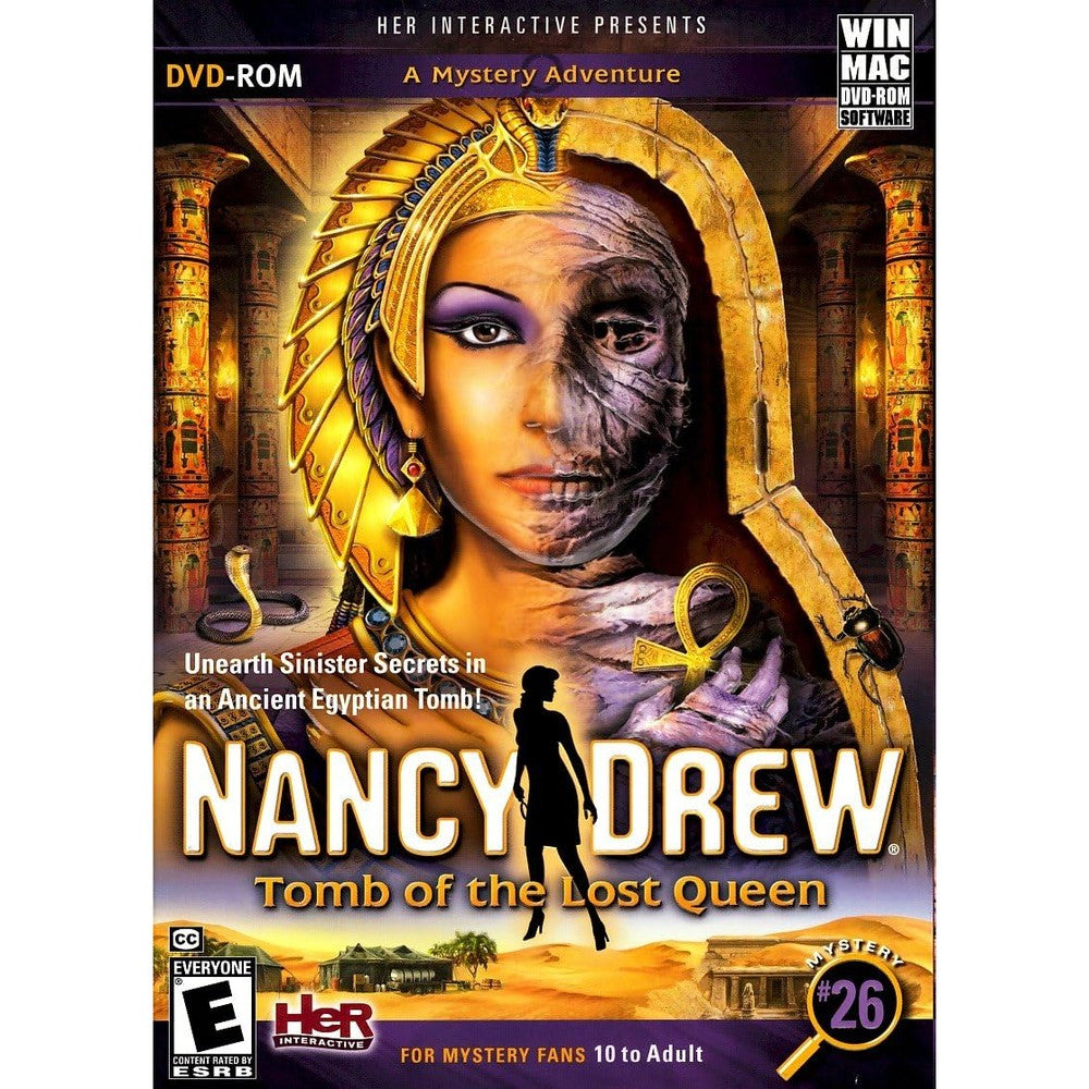 Her Interactive Nancy Drew Tomb Of The Lost Queen PC Game front view