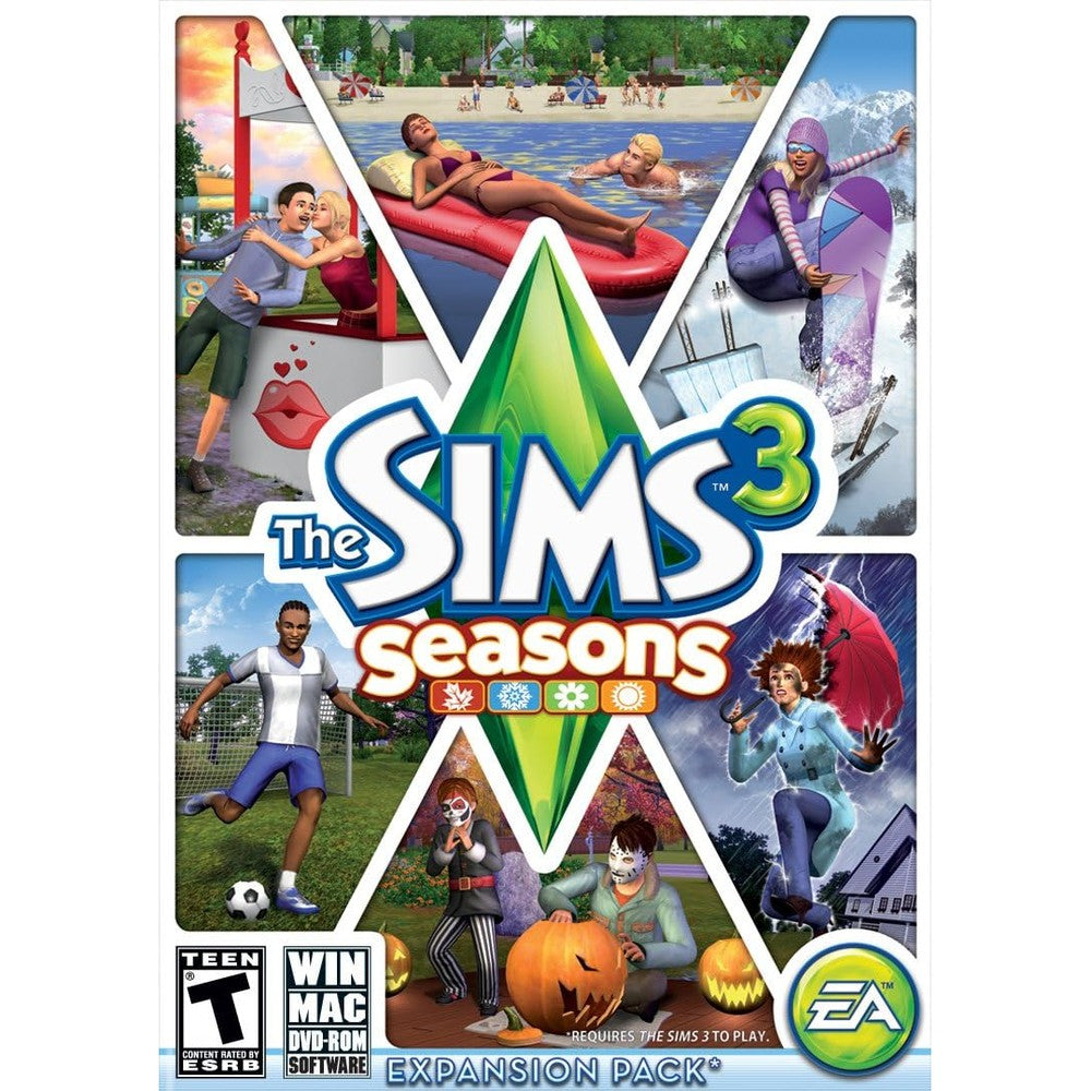 Electronic Arts The Sims 3 Seasons expansion pack box art front view