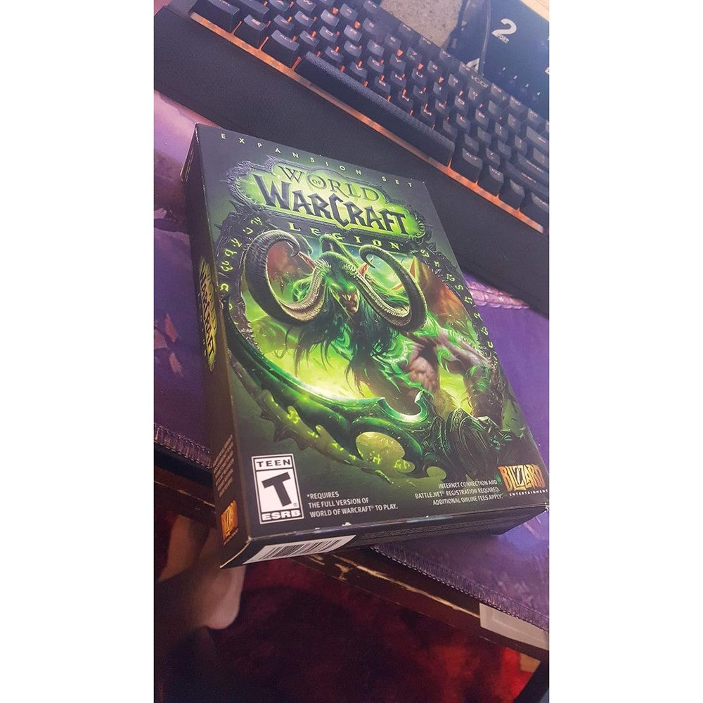 Activision World of Warcraft Legion Standard Edition front view showcasing Illidan Stormrage box art