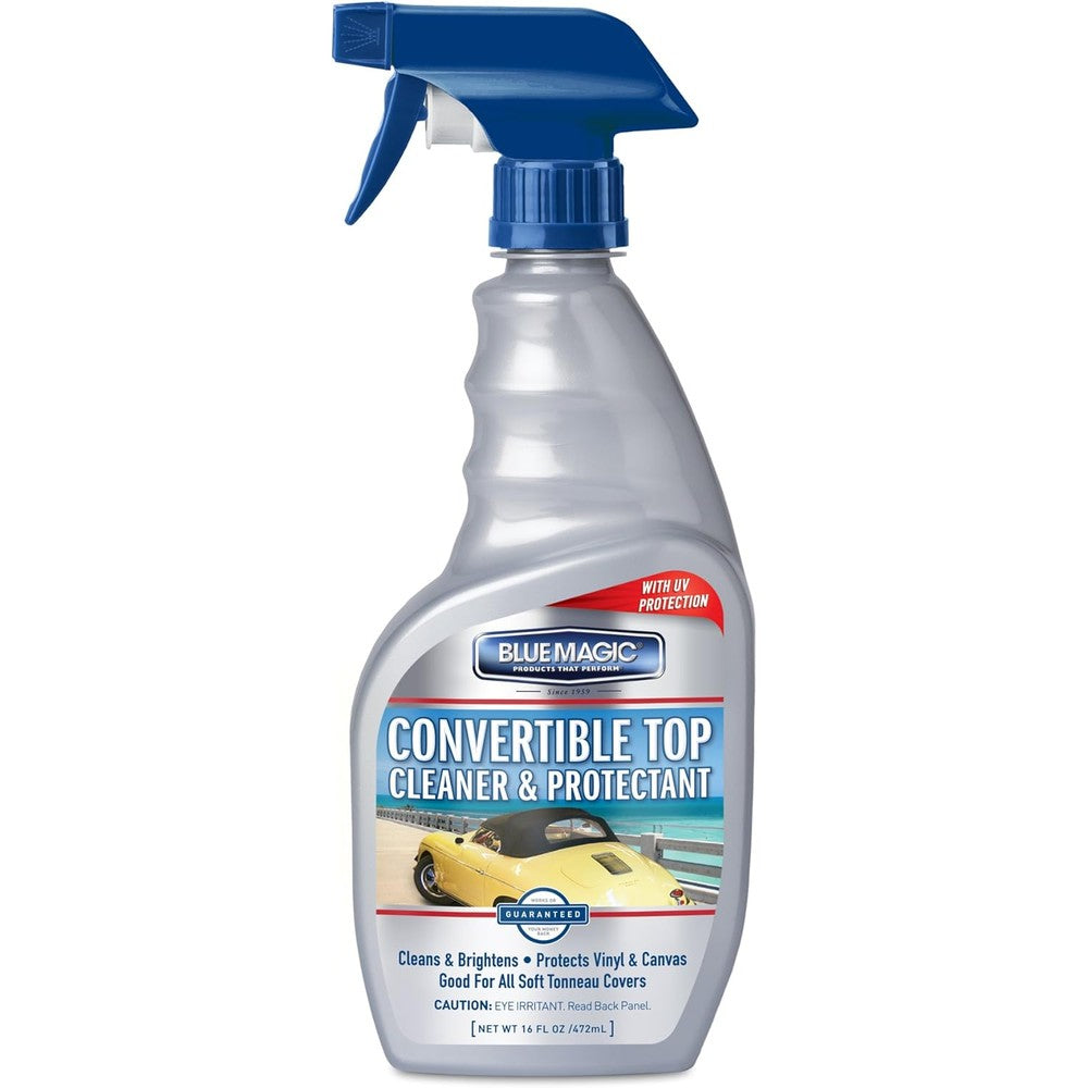 Blue Magic 707 Convertible Top Cleaner 16 fluid ounce front view premium automotive soft top spray bottle