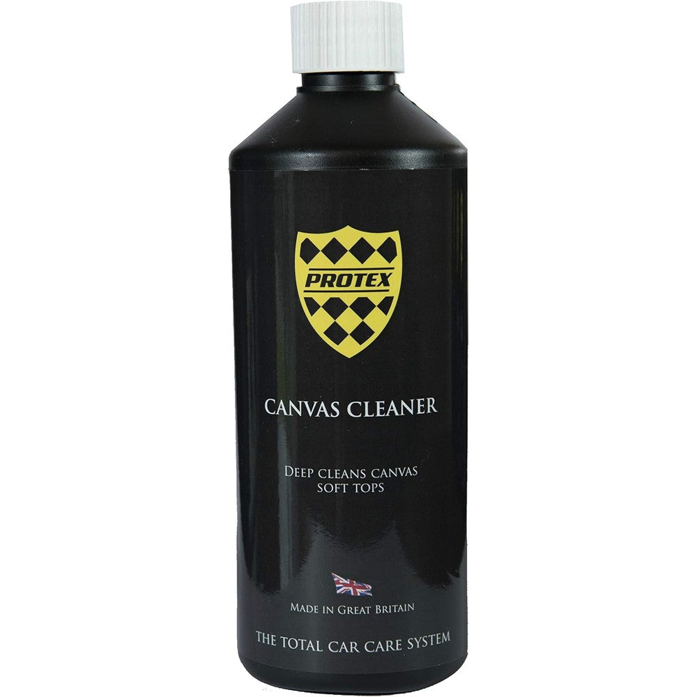 PROTEX Convertible Soft Top Canvas Cleaner 500ml front view bottle showing premium car roof cleaning liquid