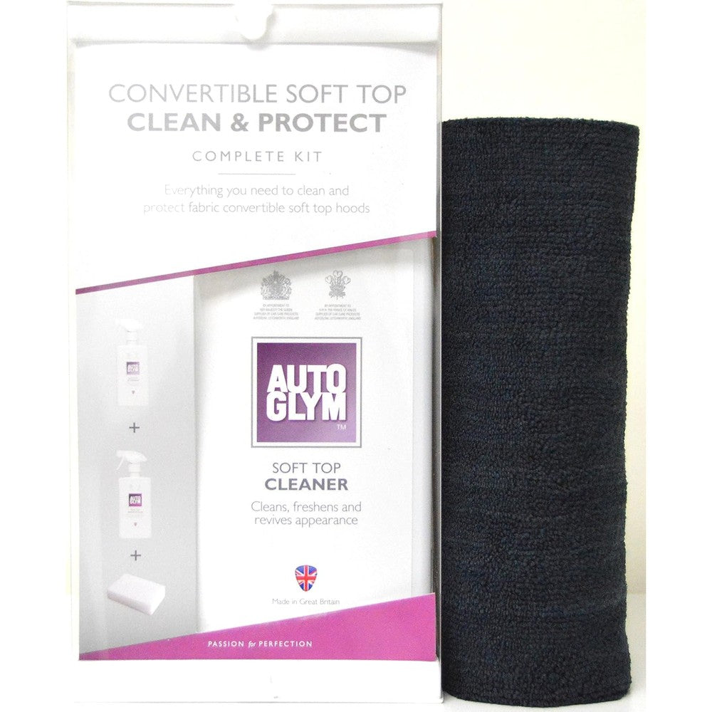 Autoglym Convertible Soft Top Clean and Protect Complete Kit front view car care maintenance bundle