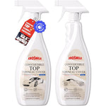 Erosmile Convertible Top Cleaner And Protectant Kit front view showing two bottles for automotive fabric care.