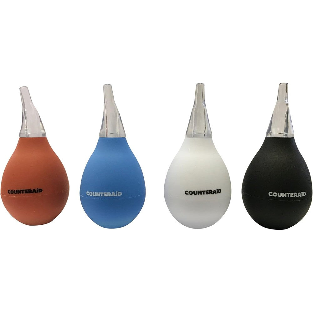 CounterAid Nasal Aspirator 4 pack front view for baby congestion relief
