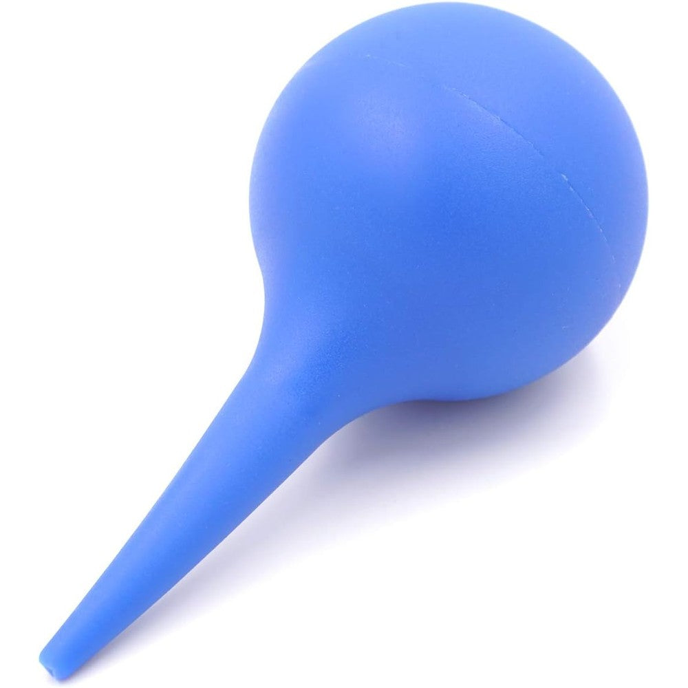 Honbay 75ml rubber squeeze bulb ear syringe front view for medical use.