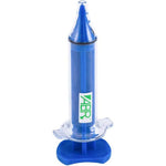 Soundlink ear impression syringe injector front view for hearing aid molds.