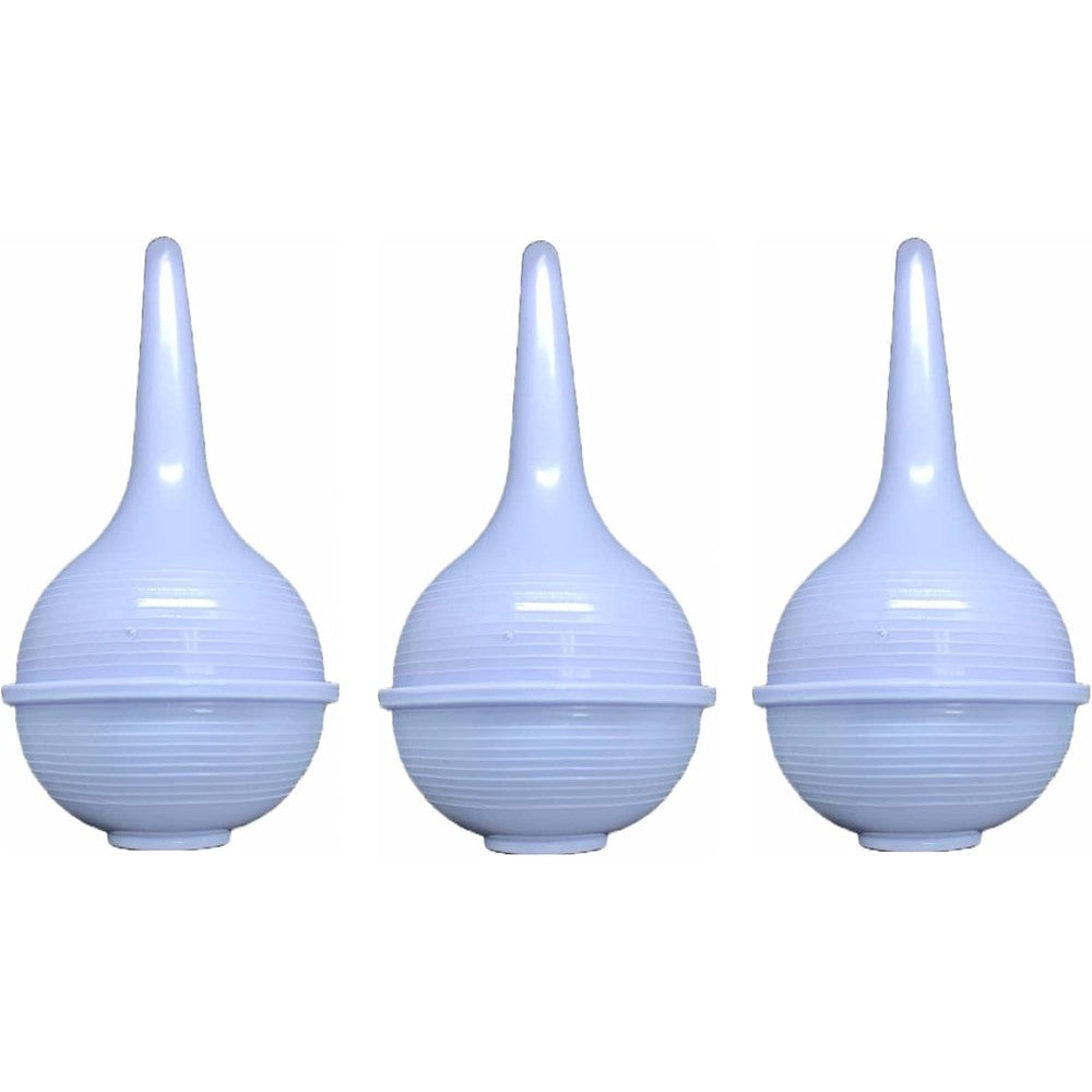 Medical Sales Supply Comfort Soft Sterile Ear Bulb front view showing blue rubber design.