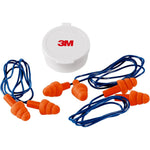 3M corded reusable earplugs front view hearing protection