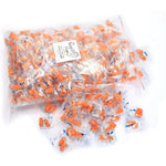 Quality Plugs by Rips foam earplugs 200 pair front view package showcasing orange noise reduction earplugs
