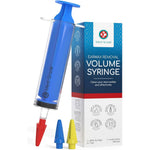 Medi Grade Ear Syringe Kit front view showing 60ml syringe and tips for earwax removal.