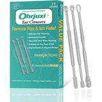 Ohrjuxi Ear Wax Removal Tool 18 piece kit front view professional ear hygiene