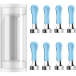 Bebird Replacement Tips 8 piece set front view for earwax removal