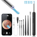 AIFINI Ear Wax Removal Tool front view showing the 1080P HD camera lens.