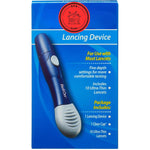 STS Home lancing device front view kit for blood sugar monitoring