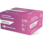 UltiCare U100 insulin syringes 100 count box front view