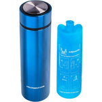 4ALLFAMILY Nomad insulin travel case cooler front view in medium blue