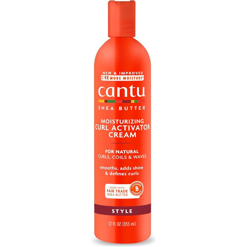 Cantu Shea Butter Moisturizing Curl Activator Cream front view bottle