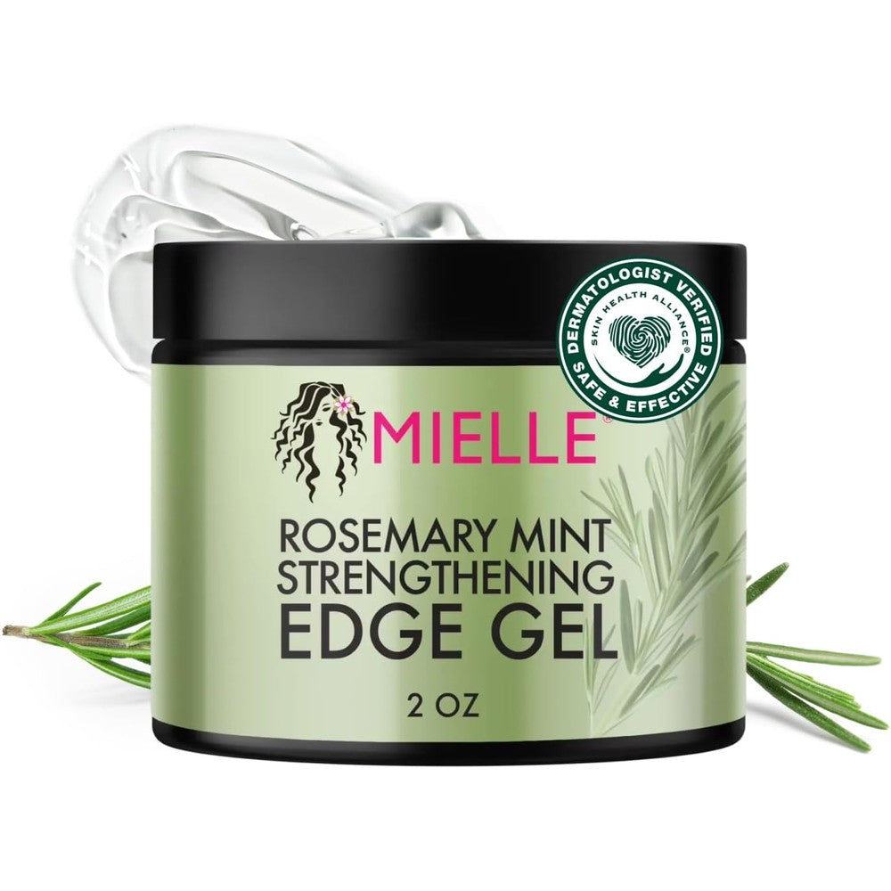 Mielle Organics Rosemary Mint Strengthening Edge Control Gel front view packaging