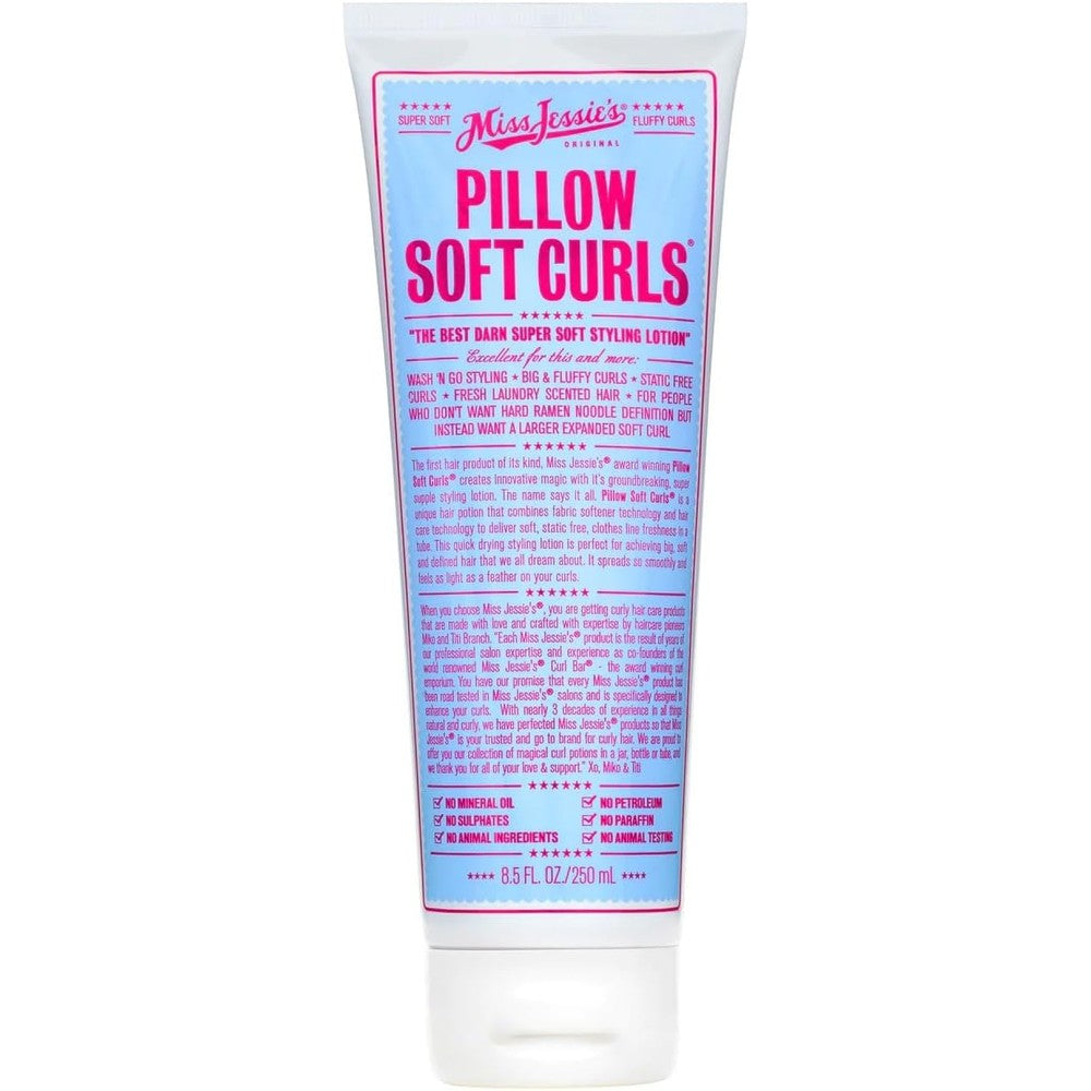 Miss Jessie's Pillow Soft Curls styling lotion front view bottle