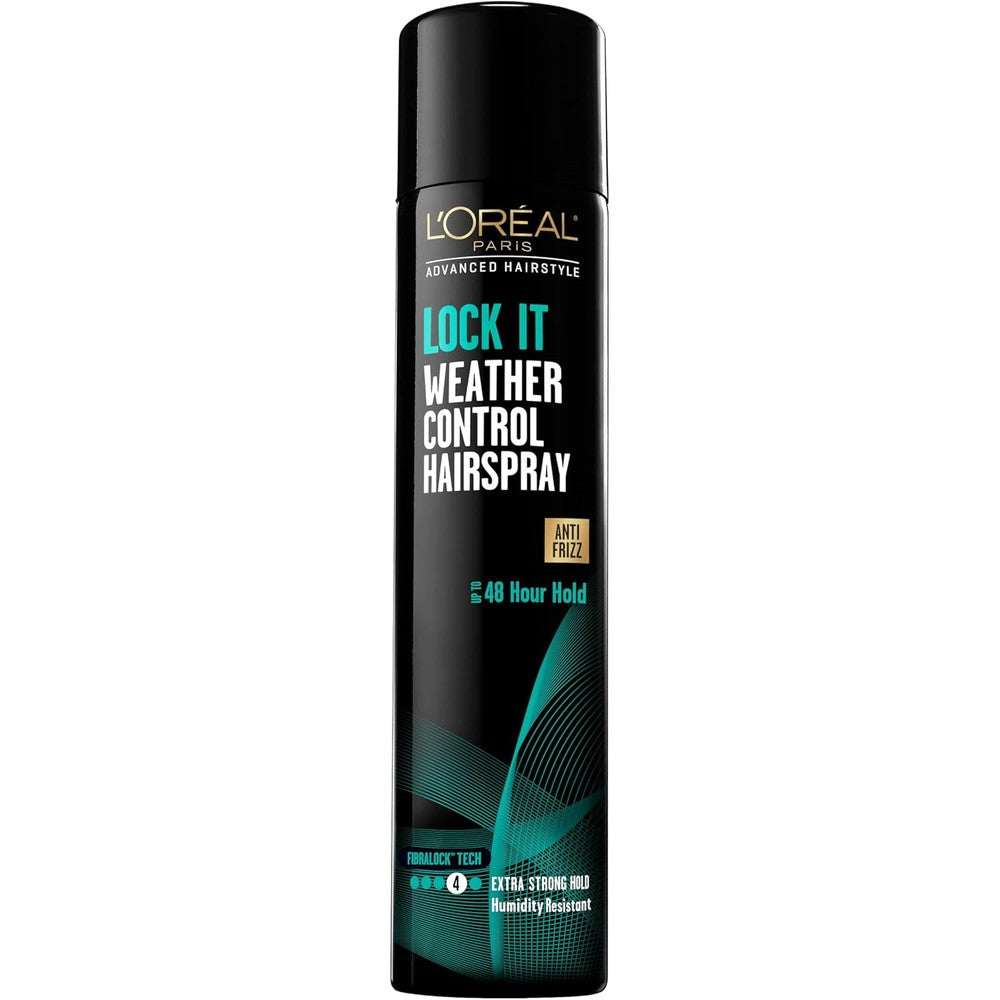 L'Oreal Paris Advanced Hairstyle Lock It Weather Control Hair Spray front view