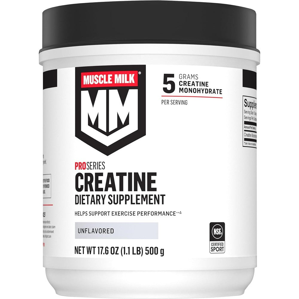 Muscle Milk Pro Series Creatine Monohydrate Unflavored Front View